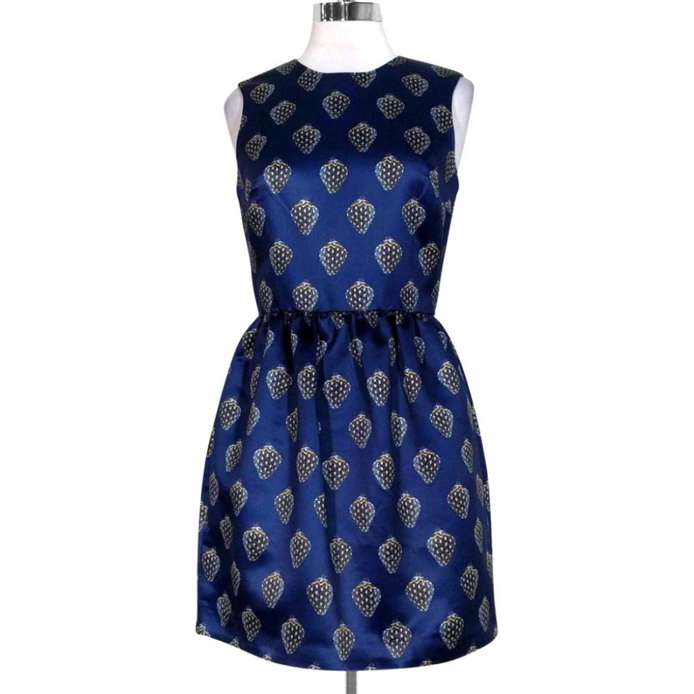 Markus Lupfer strawberry print dress